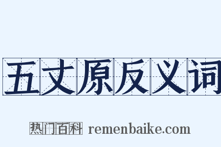 五丈原反义词是什么意思的图片